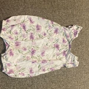 Floral Burt’s Bees Romper
